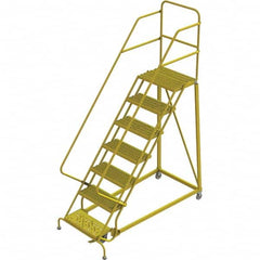 TRI-ARC - Rolling & Wall Mounted Ladders & Platforms Type: Stairway Slope Ladder Style: Forward Descent 50 Degree Incline - Americas Tooling