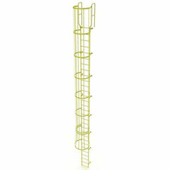 TRI-ARC - Rolling & Wall Mounted Ladders & Platforms Type: Fixed Ladder Style: Safety Cage - Americas Tooling