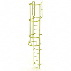 TRI-ARC - Rolling & Wall Mounted Ladders & Platforms Type: Fixed Ladder Style: Safety Cage - Americas Tooling