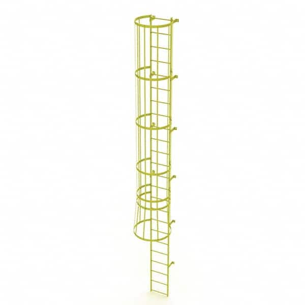 TRI-ARC - Rolling & Wall Mounted Ladders & Platforms Type: Fixed Ladder Style: Safety Cage - Americas Tooling