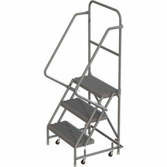 TRI-ARC - Rolling & Wall Mounted Ladders & Platforms Type: Rolling Warehouse Ladder Style: Rolling Platform Ladder - Americas Tooling