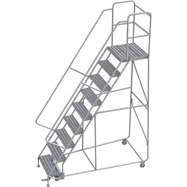 TRI-ARC - Rolling & Wall Mounted Ladders & Platforms Type: Rolling Warehouse Ladder Style: Rolling Safety Ladder - Americas Tooling