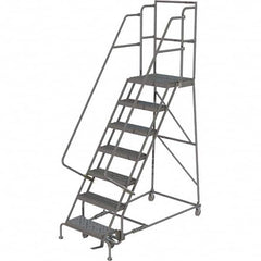 TRI-ARC - Rolling & Wall Mounted Ladders & Platforms Type: Rolling Warehouse Ladder Style: Rolling Platform Ladder - Americas Tooling