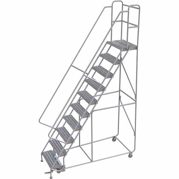 TRI-ARC - Rolling & Wall Mounted Ladders & Platforms Type: Rolling Warehouse Ladder Style: Rolling Safety Ladder - Americas Tooling