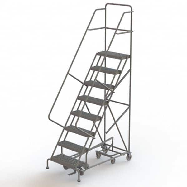 TRI-ARC - Rolling & Wall Mounted Ladders & Platforms Type: All-Directional Ladder Style: Forward Descent 50 Degree Incline - Americas Tooling