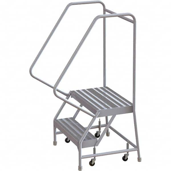 TRI-ARC - Rolling & Wall Mounted Ladders & Platforms Type: Rolling Warehouse Ladder Style: Rolling Safety Ladder - Americas Tooling