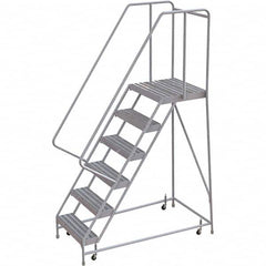 TRI-ARC - Rolling & Wall Mounted Ladders & Platforms Type: Rolling Warehouse Ladder Style: Rolling Safety Ladder - Americas Tooling