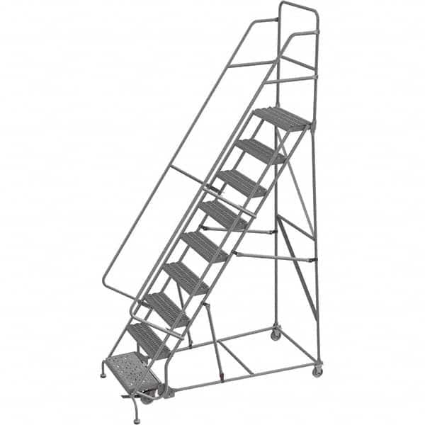 TRI-ARC - Rolling & Wall Mounted Ladders & Platforms Type: Rolling Warehouse Ladder Style: Rolling Platform Ladder - Americas Tooling