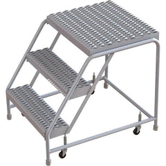 TRI-ARC - Rolling & Wall Mounted Ladders & Platforms Type: Rolling Warehouse Ladder Style: Rolling Safety Ladder - Americas Tooling