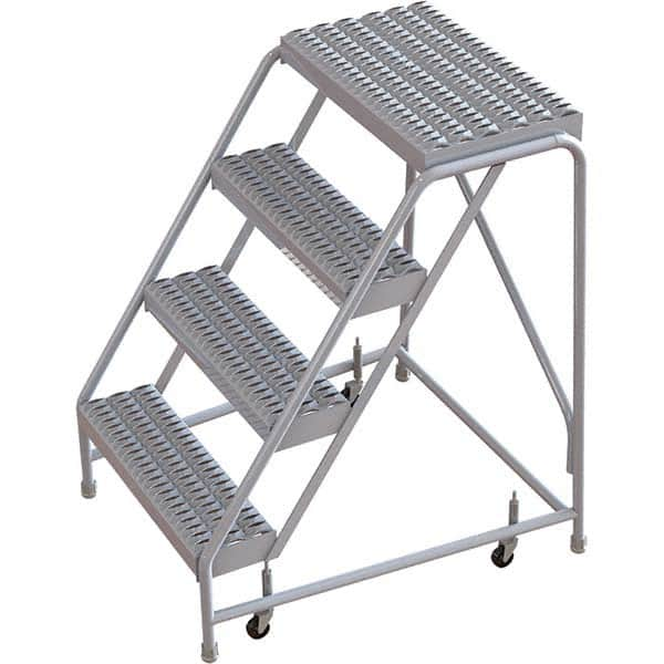 TRI-ARC - Rolling & Wall Mounted Ladders & Platforms Type: Rolling Warehouse Ladder Style: Rolling Safety Ladder - Americas Tooling