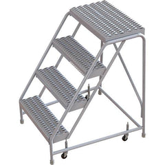 TRI-ARC - Rolling & Wall Mounted Ladders & Platforms Type: Rolling Warehouse Ladder Style: Rolling Safety Ladder - Americas Tooling