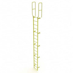 TRI-ARC - Rolling & Wall Mounted Ladders & Platforms Type: Fixed Ladder Style: Safety Cage - Americas Tooling