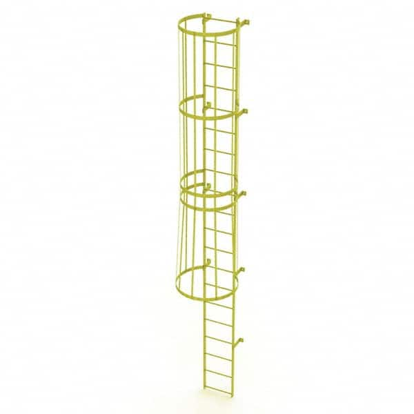 TRI-ARC - Rolling & Wall Mounted Ladders & Platforms Type: Fixed Ladder Style: Safety Cage - Americas Tooling