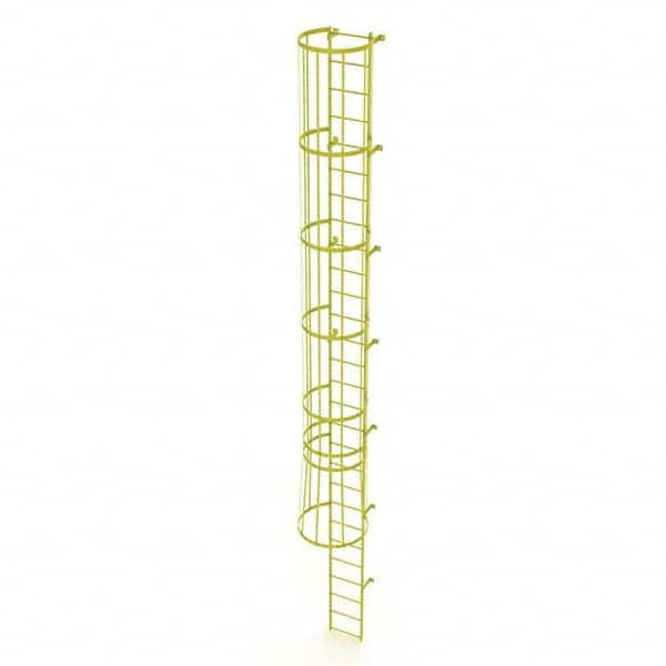 TRI-ARC - Rolling & Wall Mounted Ladders & Platforms Type: Fixed Ladder Style: Safety Cage - Americas Tooling