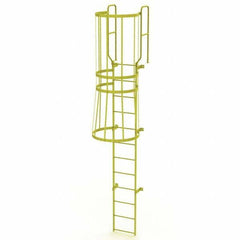 TRI-ARC - Rolling & Wall Mounted Ladders & Platforms Type: Fixed Ladder Style: Safety Cage - Americas Tooling