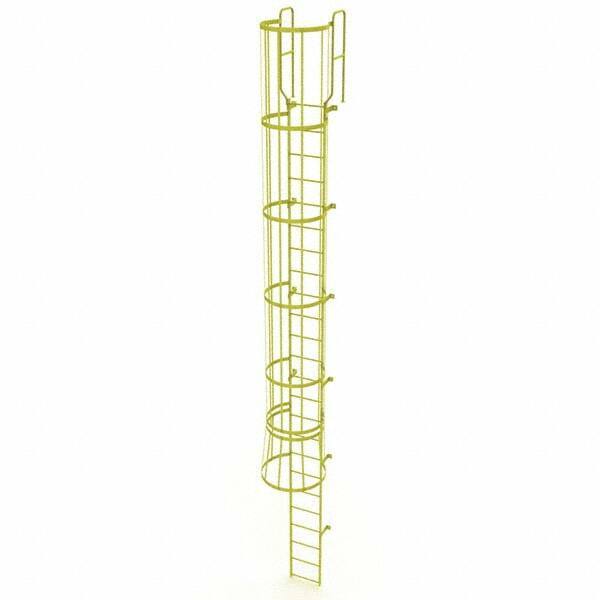 TRI-ARC - Rolling & Wall Mounted Ladders & Platforms Type: Fixed Ladder Style: Safety Cage - Americas Tooling