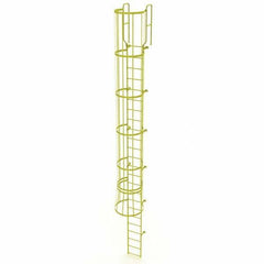 TRI-ARC - Rolling & Wall Mounted Ladders & Platforms Type: Fixed Ladder Style: Safety Cage - Americas Tooling