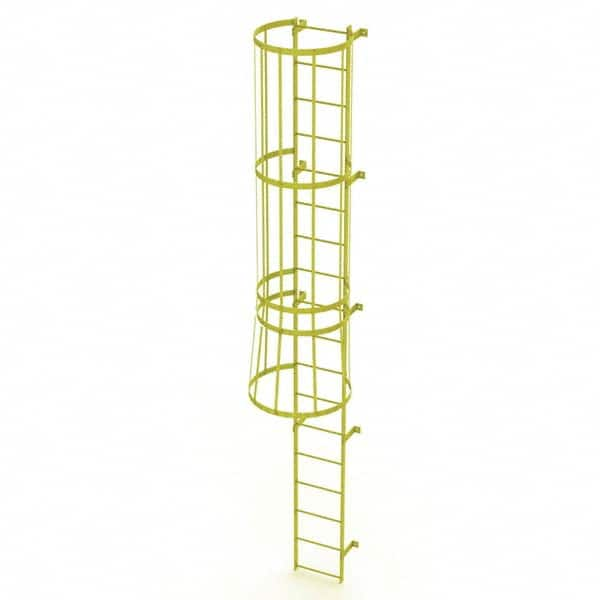 TRI-ARC - Rolling & Wall Mounted Ladders & Platforms Type: Fixed Ladder Style: Safety Cage - Americas Tooling