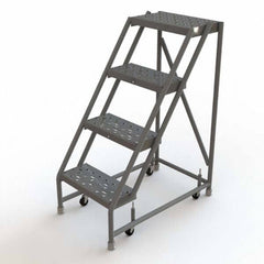 TRI-ARC - Rolling & Wall Mounted Ladders & Platforms Type: Rolling Warehouse Ladder Style: Rolling Platform Ladder - Americas Tooling