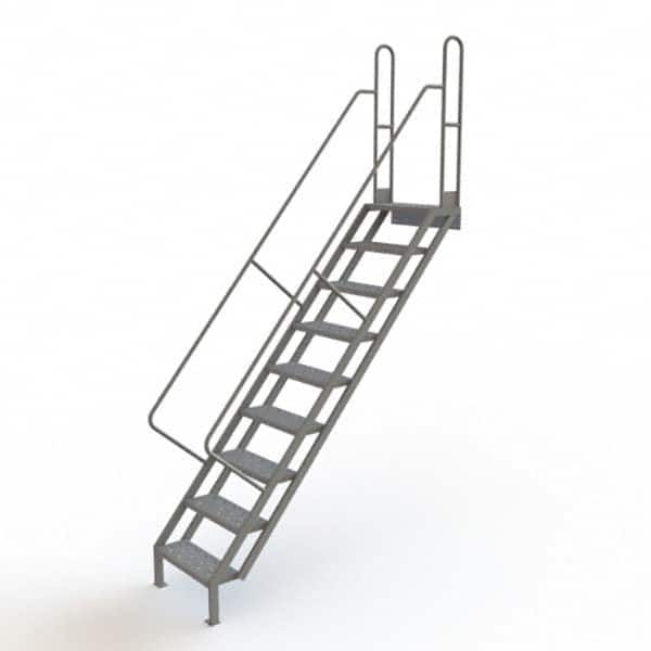 TRI-ARC - Rolling & Wall Mounted Ladders & Platforms Type: Stairway Slope Ladder Style: Stair Unit - Americas Tooling