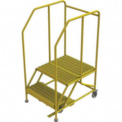 TRI-ARC - Rolling & Wall Mounted Ladders & Platforms Type: Rolling Work Platform Style: Steel Work Platform - Americas Tooling