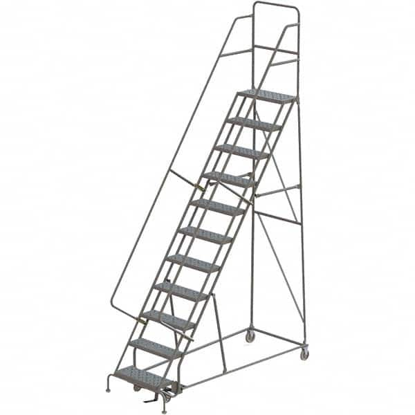 TRI-ARC - Rolling & Wall Mounted Ladders & Platforms Type: Rolling Warehouse Ladder Style: Rolling Platform Ladder - Americas Tooling