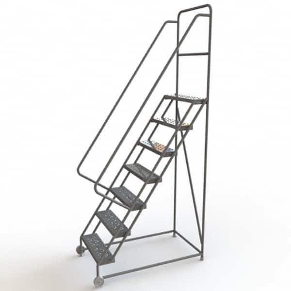 TRI-ARC - Rolling & Wall Mounted Ladders & Platforms Type: TiltNRoll Rolling Ladder Style: Tilt & Roll Safety Ladder - Americas Tooling