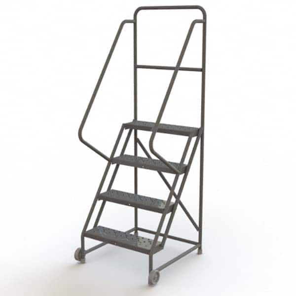 TRI-ARC - Rolling & Wall Mounted Ladders & Platforms Type: TiltNRoll Rolling Ladder Style: Tilt & Roll Safety Ladder - Americas Tooling