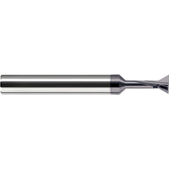 Harvey Tool - 90° 1/4" Cut Diam, 0.068" Cut Width, Solid Carbide Dovetail Cutter - Exact Industrial Supply