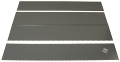 36 x 18 x 85'' - Steel Panel Kit for UltraCap Shelving Starter Unit (Gray) - Americas Tooling