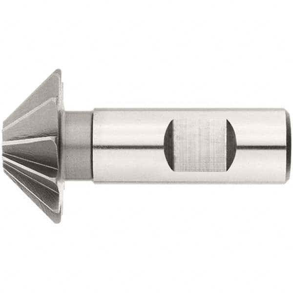 Keo - 1/2 x 1/8" 45° 8-Tooth High Speed Steel Single-Angle Cutter - Americas Tooling