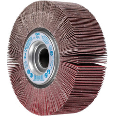 PFERD - Unmounted Flap Wheels; Abrasive Type: Coated ; Outside Diameter (Inch): 6 ; Face Width (Inch): 2 ; Center Hole Size (Inch): 1 ; Abrasive Material: Ceramic Oxide ; Grit: 120 - Exact Industrial Supply