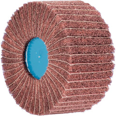 PFERD - Unmounted Flap Wheels; Abrasive Type: Non-Woven ; Outside Diameter (Inch): 4 ; Face Width (Inch): 2 ; Center Hole Thread Size: 5/8-11 ; Abrasive Material: Aluminum Oxide ; Grit: 180 - Exact Industrial Supply