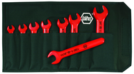 Insulated Open End Inch Wrench 8 Piece Set Includes: 5/16" - 3/4" In Canvas Pouch - Americas Tooling