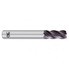 3/4 x 3/4 x 1-1/2 x 3-1/2 4Fl .060 C/R Carbide End Mill - EXO - Americas Tooling