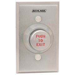 Pushbutton Switches; Switch Type: Push Button; Pushbutton Type: Extended; Pushbutton Shape: Round; Pushbutton Color: Silver; Operator Illumination: NonIlluminated; Operation Type: Momentary (MO); Amperage (mA): 5; Voltage: 12-24; Contact Form: DPDT; Amper