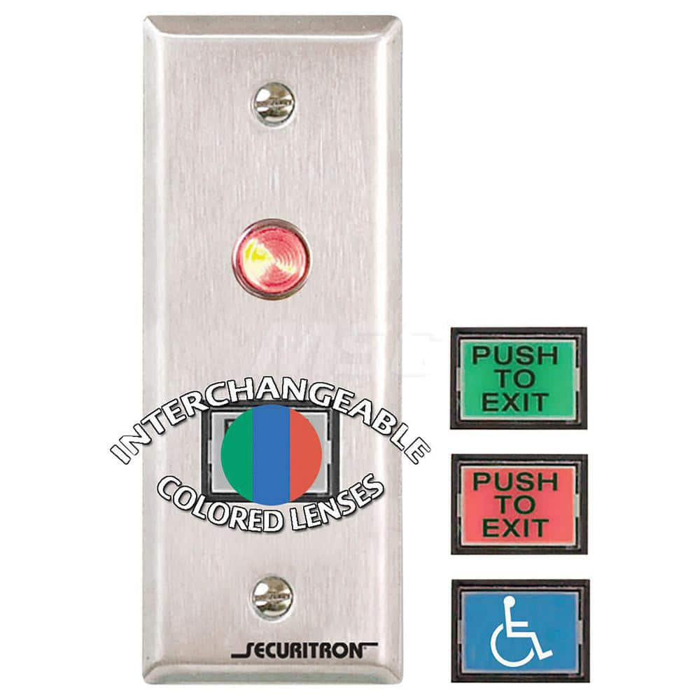 Pushbutton Switches; Switch Type: Push Button; Pushbutton Type: Extended; Pushbutton Shape: Square; Pushbutton Color: Red; Green; Operator Illumination: Illuminated; Operation Type: Momentary (MO); Amperage (mA): 3; Voltage: 12-24; Contact Form: DPDT; DPS