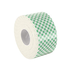 White Double-Sided Urethane Foam Tape: 3/4″ Wide, 5 yd Long, 62.5 mil Thick, Acrylic Adhesive