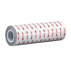 Clear Double-Sided Polyethylene Foam Tape: 2″ Wide, 5 yd Long, 2 mil Thick, Acrylic Adhesive