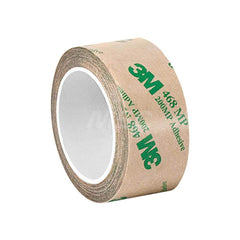 Adhesive Transfer Tape; Adhesive Material: Acrylic; Width (Inch): 1/2; Length (yd): 5.00; Thickness (mil): 5.2000; Minimum Operating Temperature (F): -40.000; Maximum Operating Temperature (F): 400.000; Color: Clear; Liner Material: Kraft Paper; Series: 4