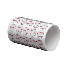 Clear Double-Sided Polyethylene Foam Tape: 1″ Wide, 5 yd Long, 5 mil Thick, Acrylic Adhesive