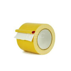 White Double-Sided Polyester Film Tape: 2″ Wide, 9.3 mil Thick, Hot Melt Synthetic Rubber Adhesive