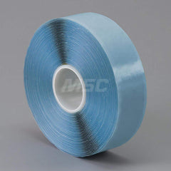 Translucent Double-Sided Rubber Tape: 3/4″ Wide, 49 yd Long, 16 mil Thick, Rubber Resin Adhesive