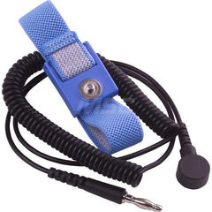 Grounding Wrist Straps; Size: Adjustable; Attachment Method: Snap Lock; Disposable or Reusable: No; Material: Fabric; Grounding Cord Included: No; Resistor: Yes; Disposable: No