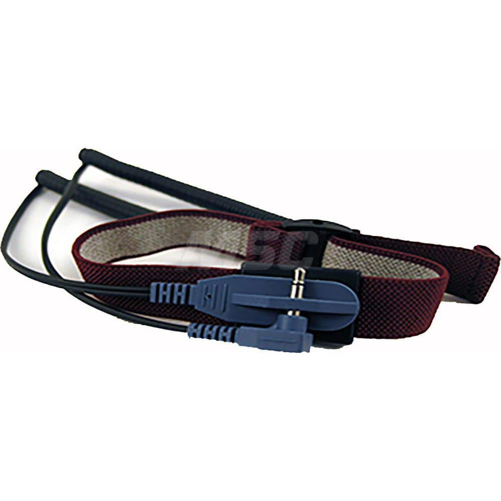 Grounding Wrist Straps; Size: Adjustable; Attachment Method: Snap Lock; Disposable or Reusable: No; Material: Fabric; Grounding Cord Included: Yes; Cord Length: 20; Resistor: Yes; Disposable: No