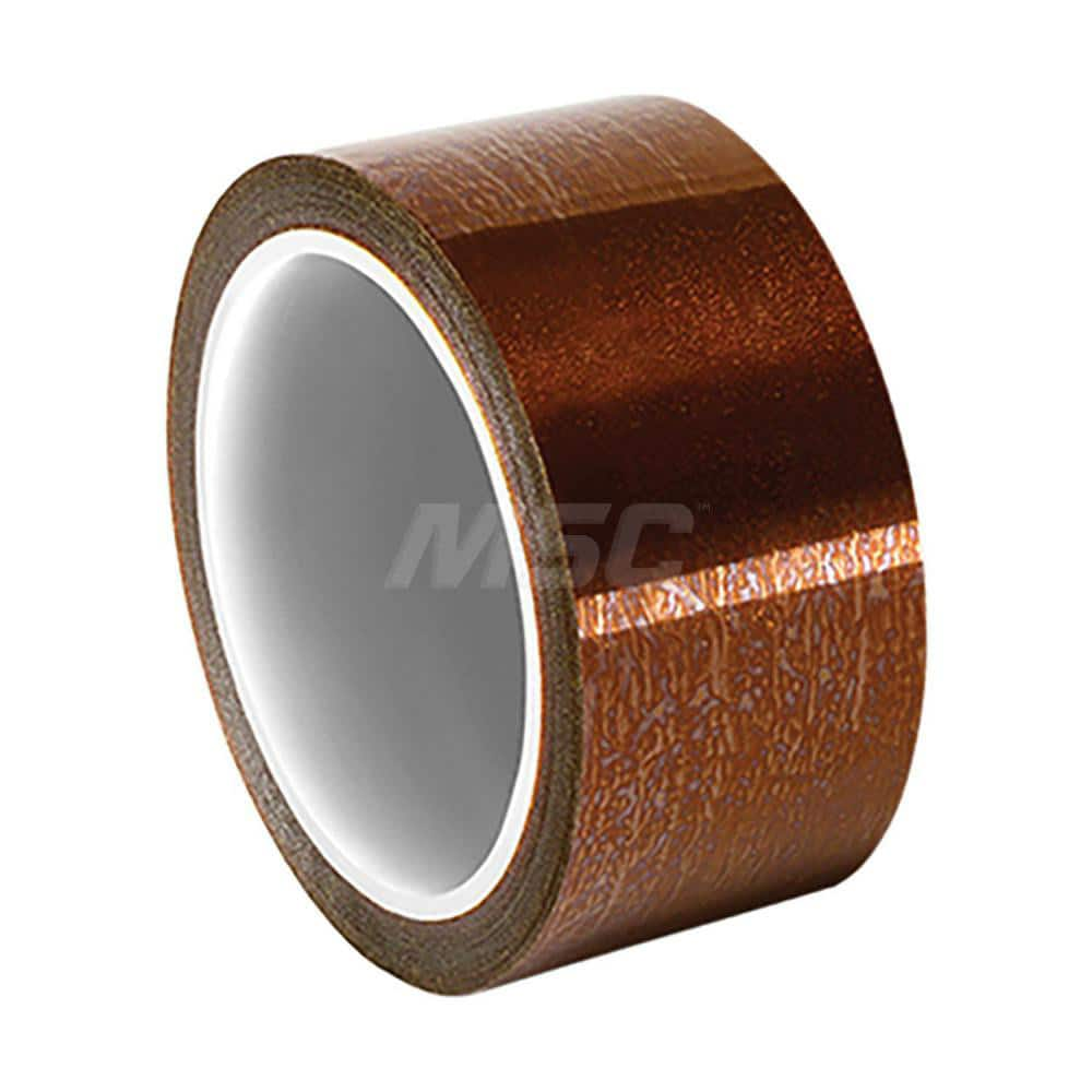 Polyimide Film Tape: 1/2″ Wide, 36 yd Long, 2.76 mil Thick 329.9 Lb/In Tensile Strength, Silicone Adhesive, -99.4 to 500 ° F