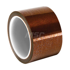 Polyimide Film Tape: 4″ Wide, 50' x 5 mil Thick Non-Adhesive, -40 to 450 ° F