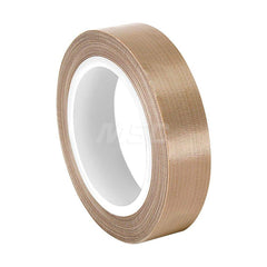 Glass Cloth Tape; Width (Inch): 1; Material Type: PTFE; Color: Natural; Adhesive Material: Silicone; Length (yd): 5.00; Thickness (mil): 10.0000; Tensile Strength (Lb./Inch): 225.00; Maximum Operating Temperature (F): 500.000