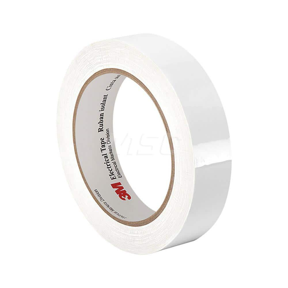 Polyester Film Tape: 72 yd Long, 3.5 mil Thick 50 Lb/In Tensile Strength, Acrylic Adhesive, 266 ° F