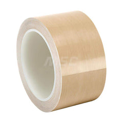 Polytetrafluroethylene Film Tape: 6″ Wide, 5 yd Long, 4 mil Thick 19 Lb/In Tensile Strength, Rubber Adhesive, 500 ° F